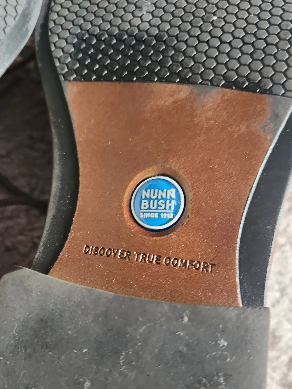 Nunn Bush Brown Leather Derby Shoes
